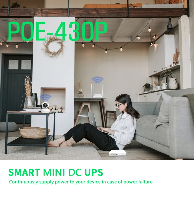 Ske в наличии высокое качество вход постоянного тока 9 В 12 24 POE 15 мини-роутер UPS 120