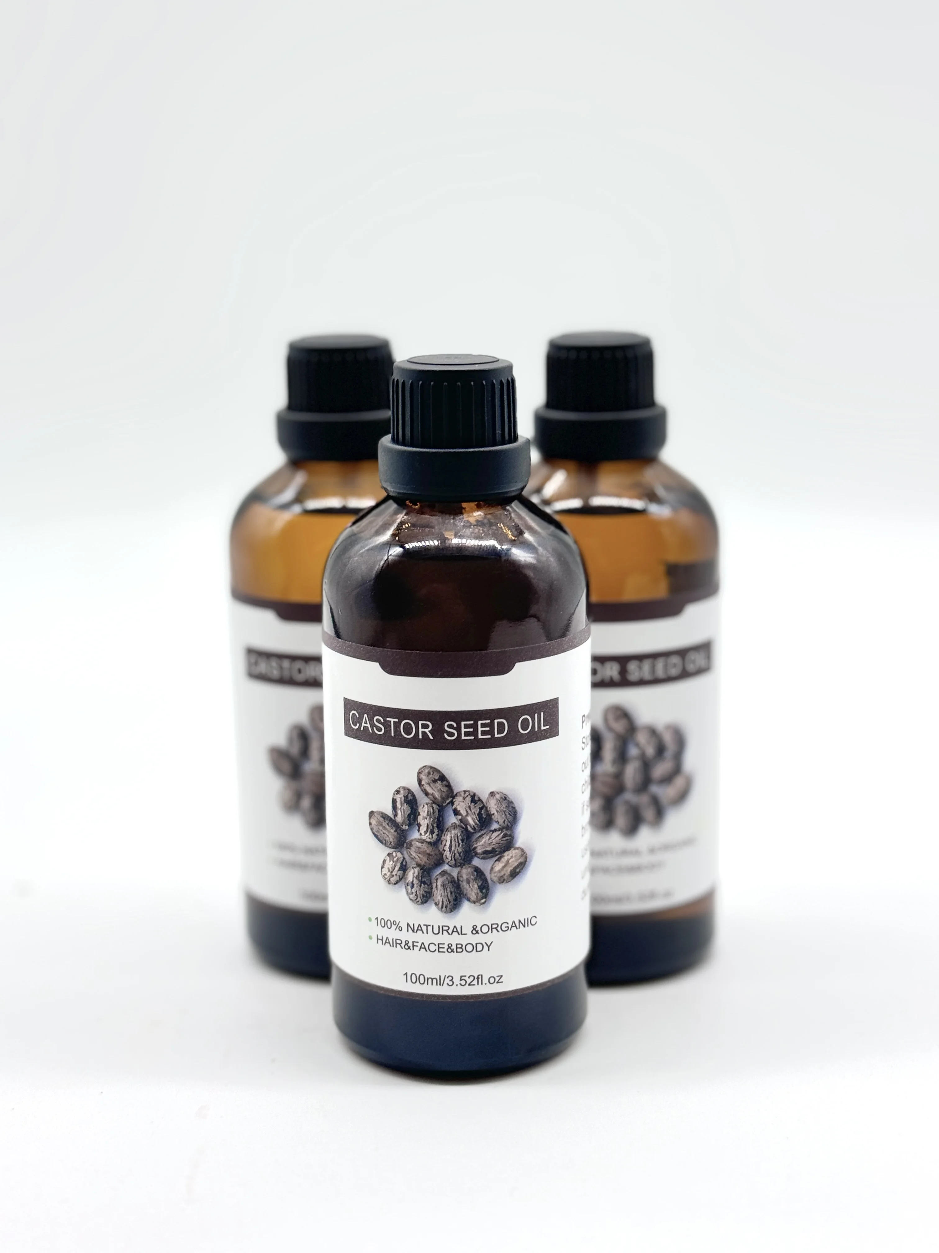 Pure Raw Material 100% Pure organic Body Essential Oil Castor Seed Oil for for Massage