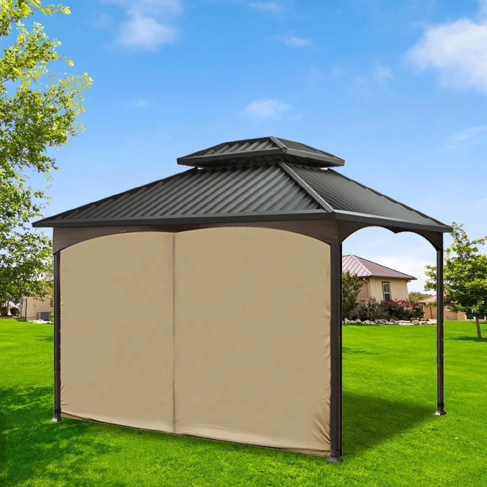 Curtains 3x3 Waterproof Sun protection Canopy Pergola Tent Portable Gazebo Curtains Shade
