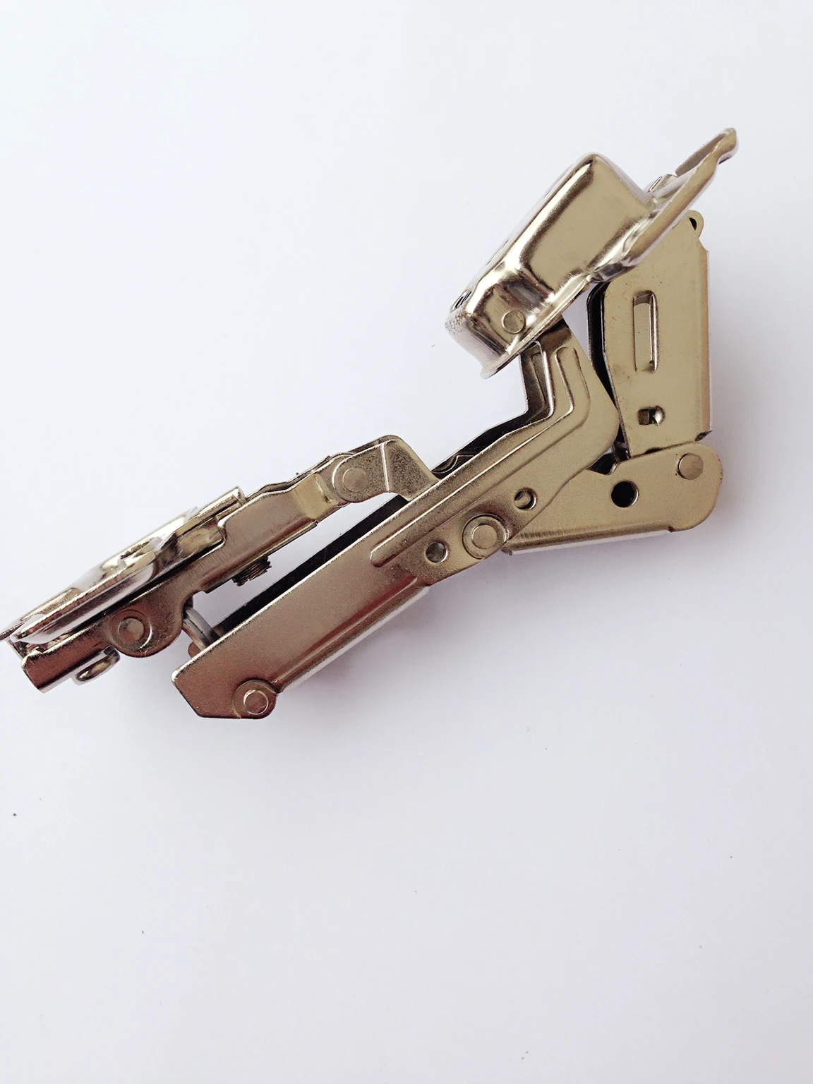 BZ-180B 180 degree two way iron material with nickel plated cabinet kitchen concealed hinge