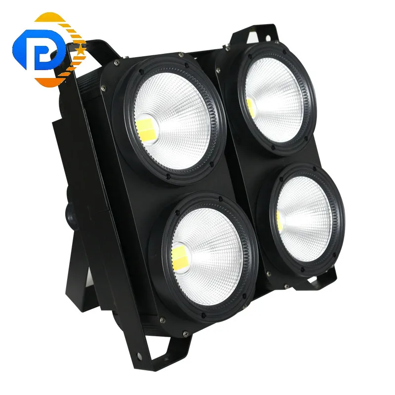 
professional stage lighting New 4x100w Warm White COB LED Blinder stage lighting blinders Wash Light 