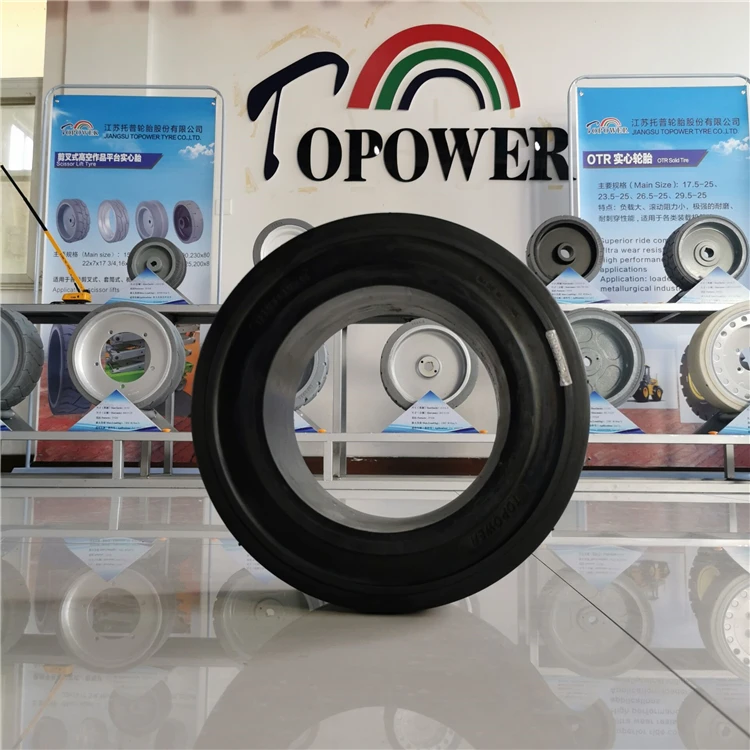 
Hight quality Directly factory price press on solid tires 10x6x6 1/2 for tow truck 