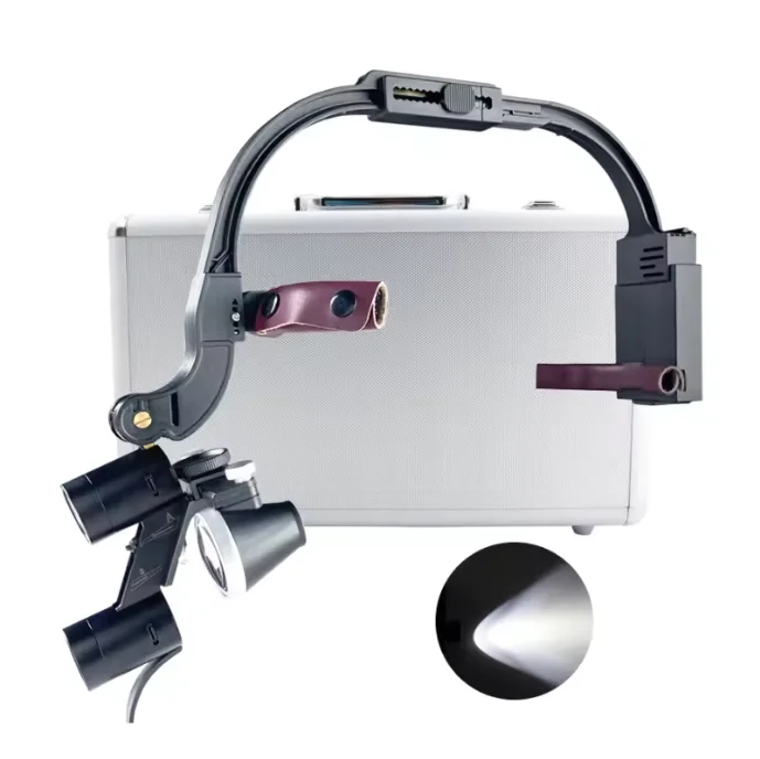 2.5X 3.5X Headlight with dental loupes dental eye loupes headlight with dental loupes