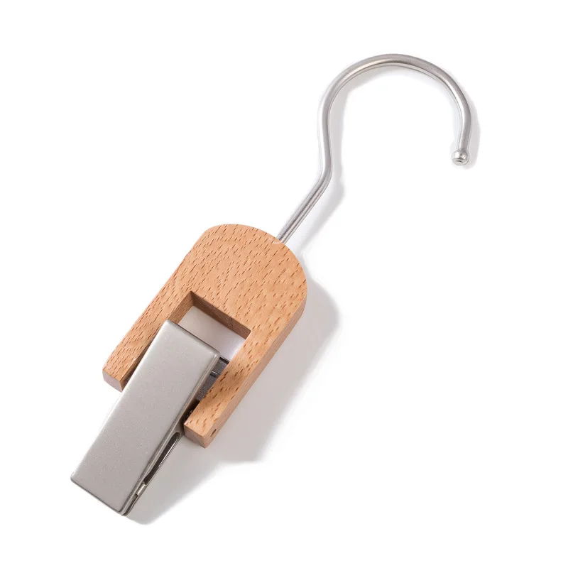 scarf towel hijab hanger with Nordic metal golden hook Custom logo clips hook