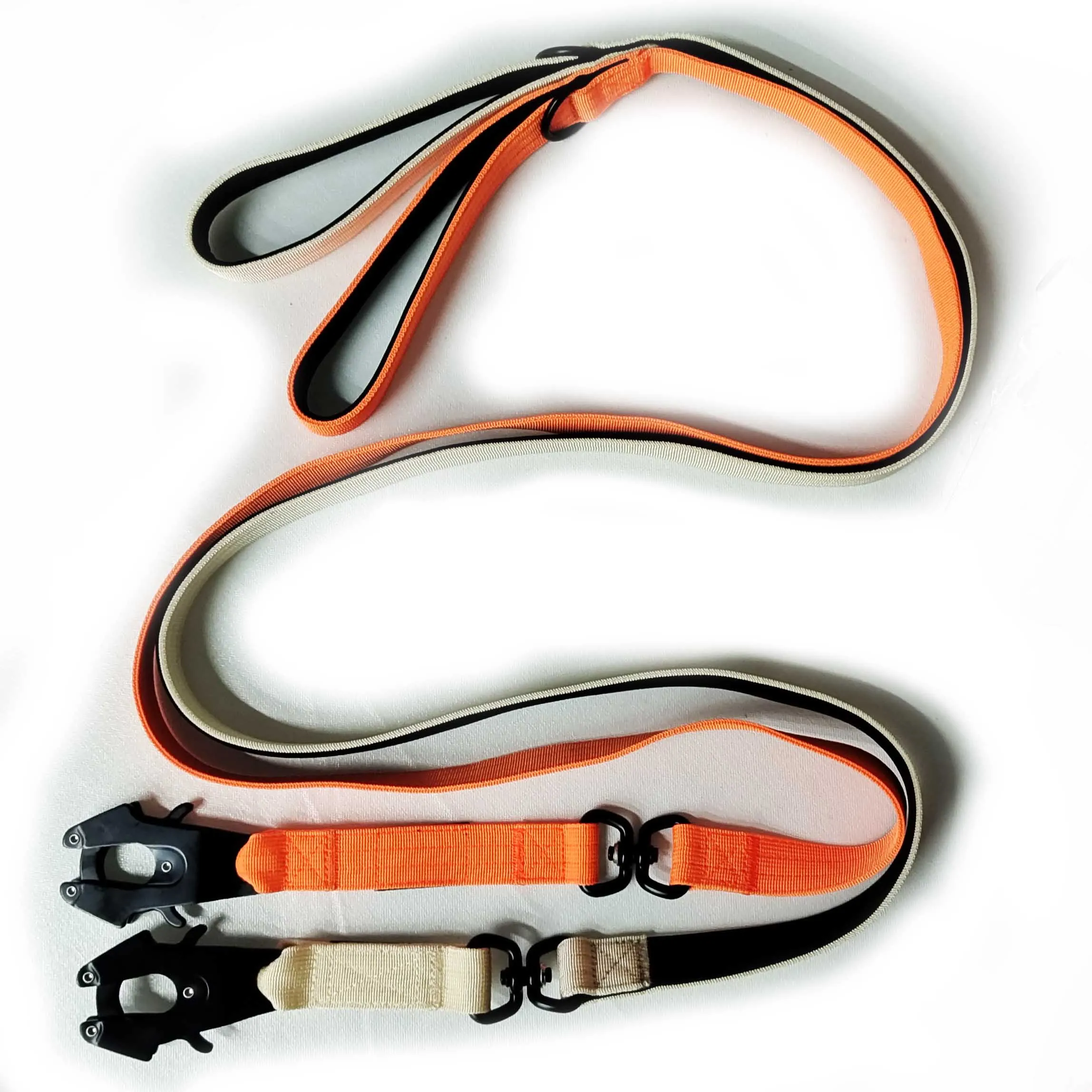 Wholesale luxury designer heavy duty custom nylon strong dog leash Heavy Duty Tactical Combat Dog Lead with Frog Clip