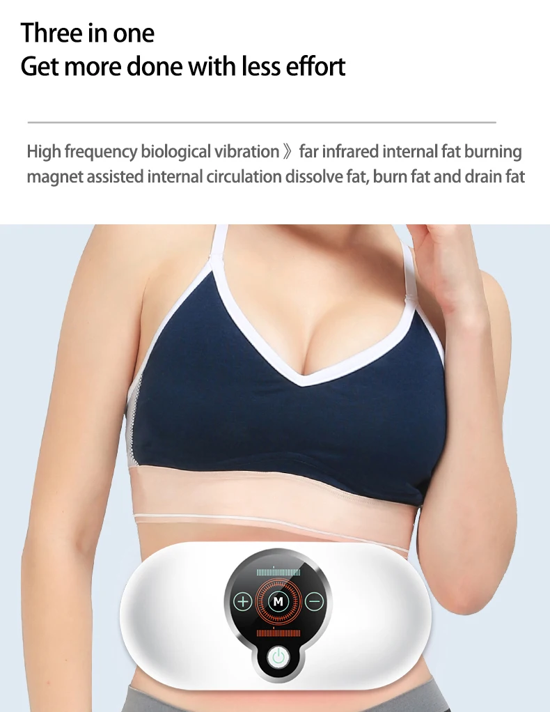 Electric Waist Belly Abdominal Slimming Massager Period Massage Belt Machine