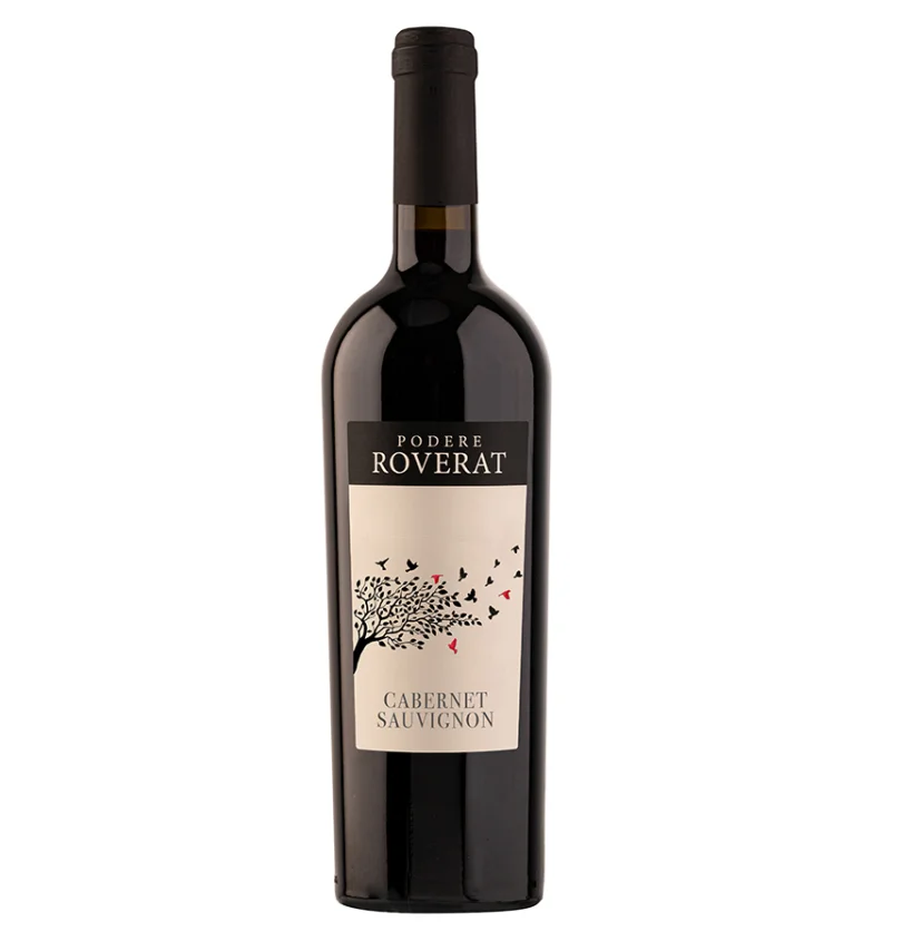 Высококачественное итальянское Премиум Doc красное вино Cabernet Sauvignon Podere Roverat для столового вина коробка из 6