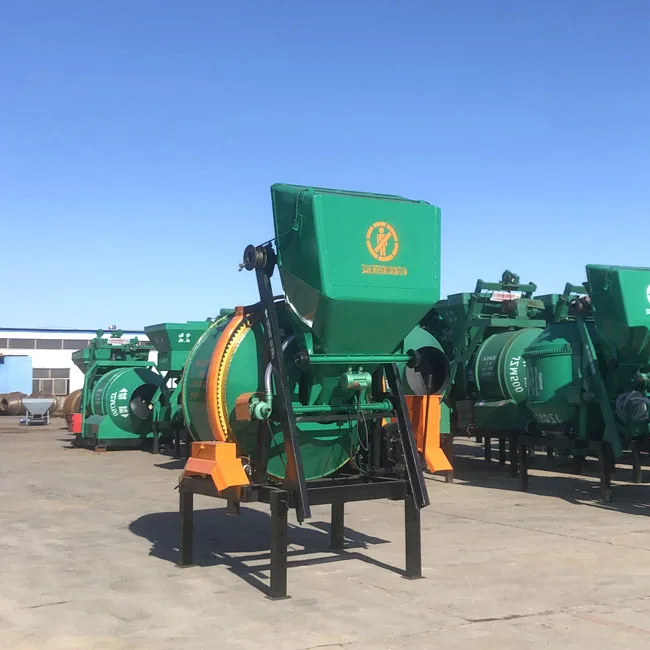 electric engine concrete mixer mini high capacity for sale mobile self loading concrete mixer in China