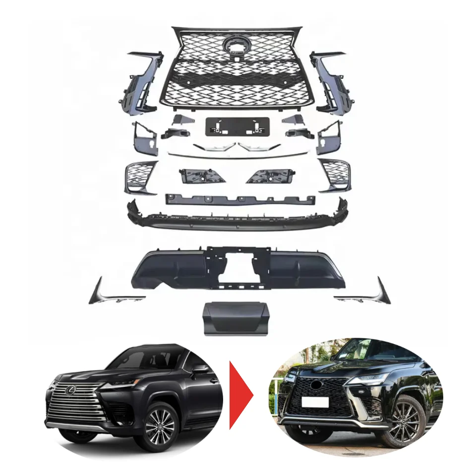 Новый продукт LX600 обновление для F спортивного стиля facelifting bodykit решетка бампер Lexus 2023 2022-ON SPORT body