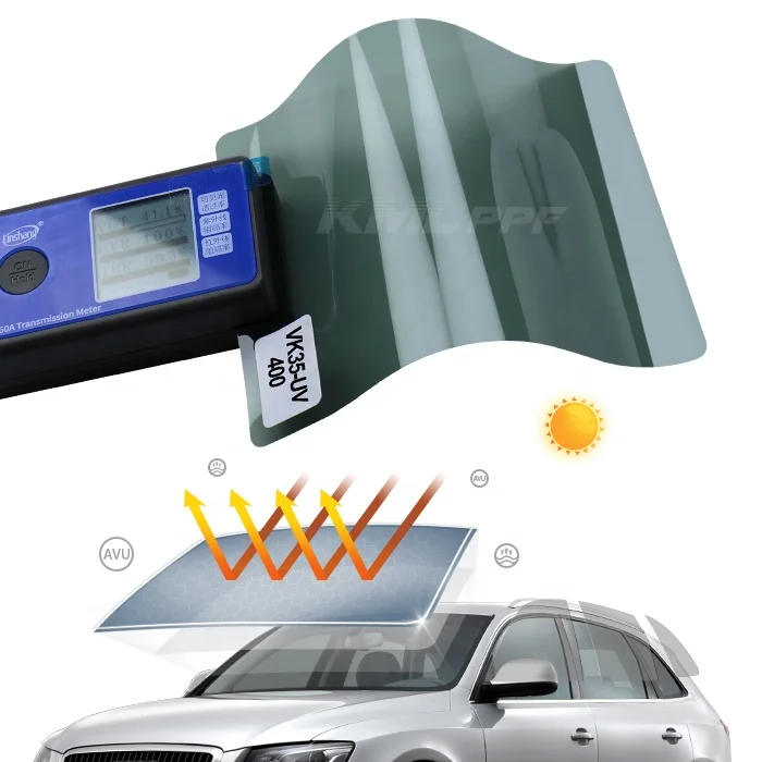 35% VLT Heat Insulation Window Film Self Adhesive Protect Skin Decorative Window Tinting Glass Film