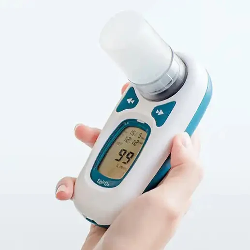 Portable digital electronic peak flow meter spirometer digital handheld portable spirometer