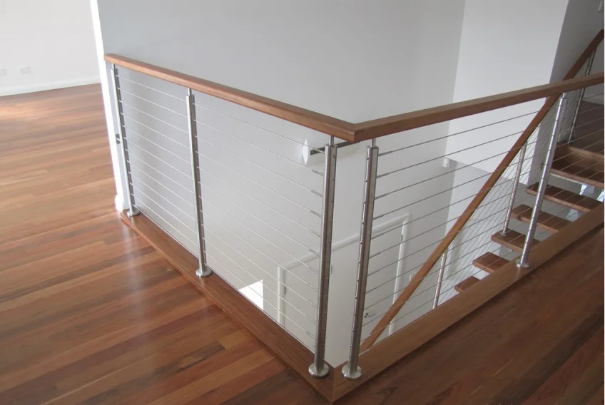 USA standard Stainless steel 304/316 cable railing system wire balustrade system for stair for balcony