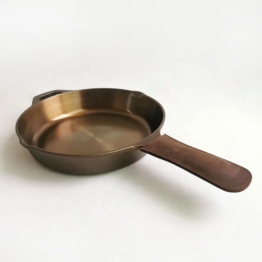 vegetable oil Pre-seasoned 0 Chemical Coating Non-stick Polished Smooth Cast Iron Skillet frying pan