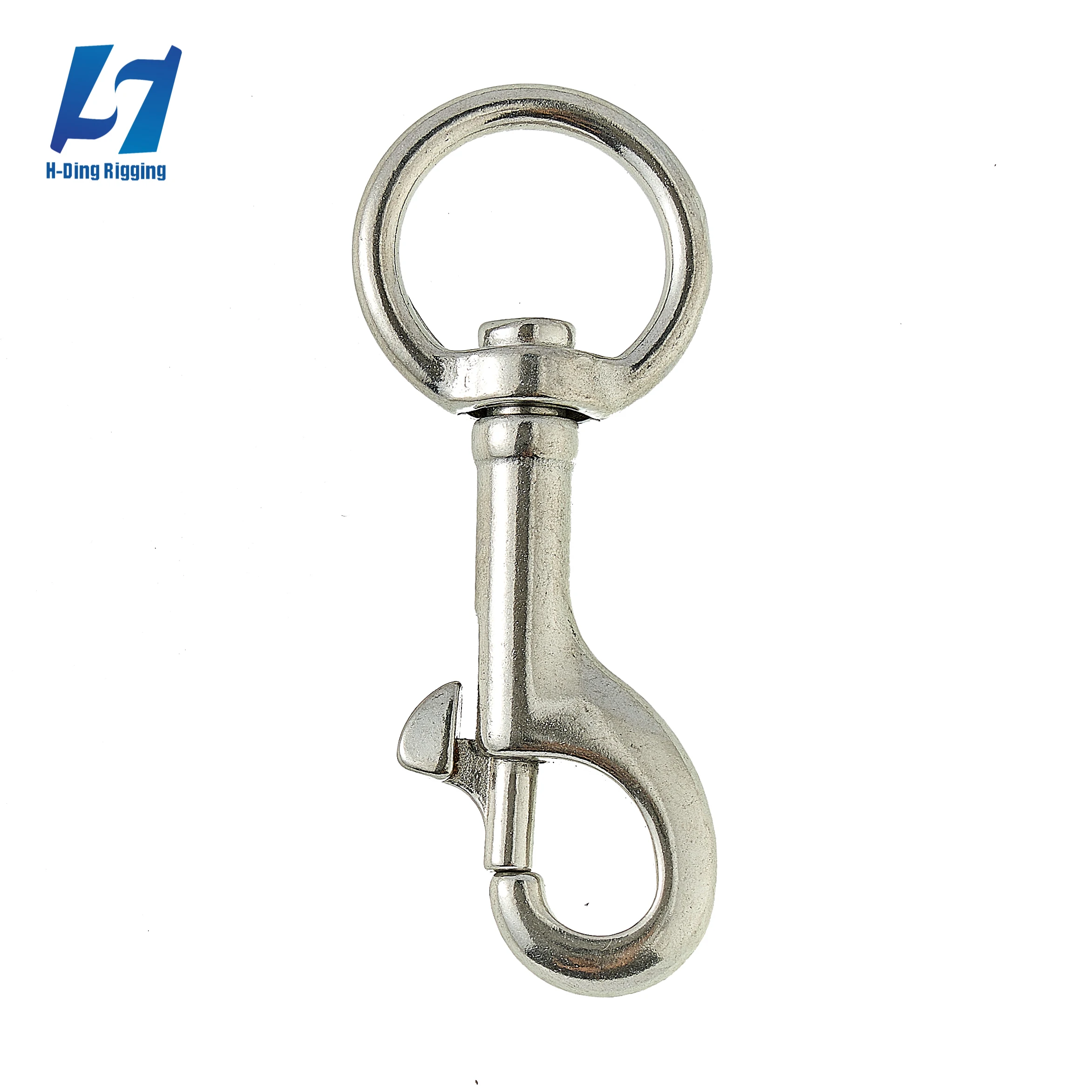 Wholesale High Quality Rigging Hardware Items Stainless Steel Oval Round Square Ring Swivel Eye Snap Hooks Swivel Bolt Snap Hook