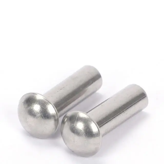 Automotive industry semicircle round head stainless steel solid rivets