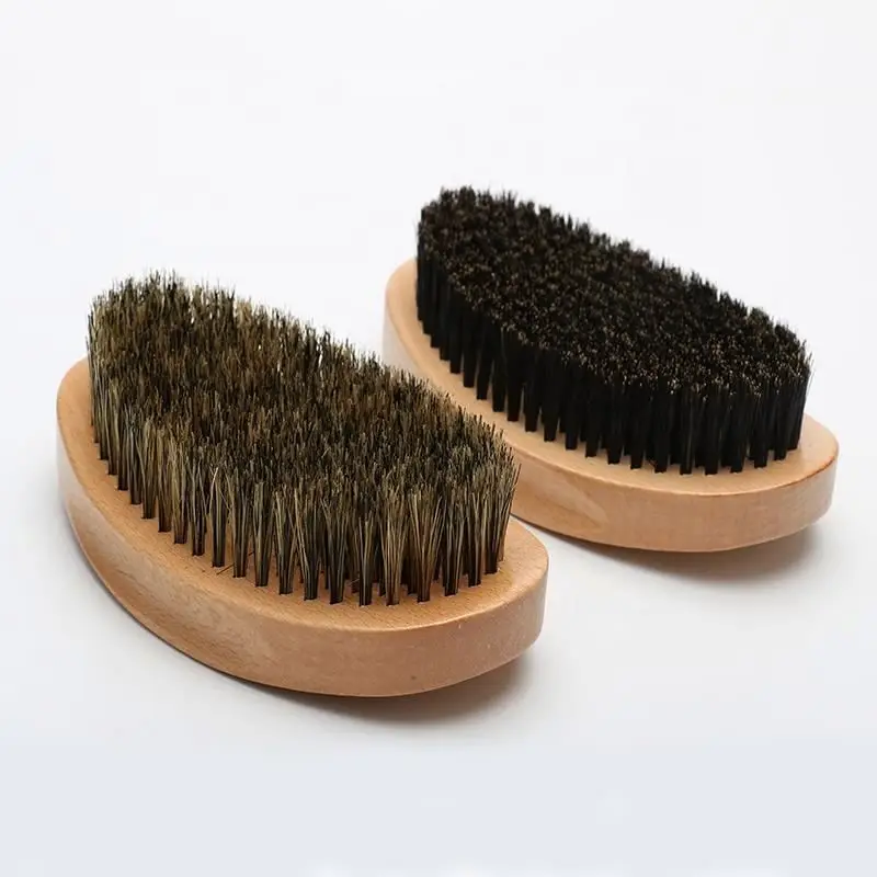 Bright Bristle Brush Pig Hair Strip On Sale With Handle Boar Strap Garment Set Club Medium Few Bristles Horse Black Cut Pad