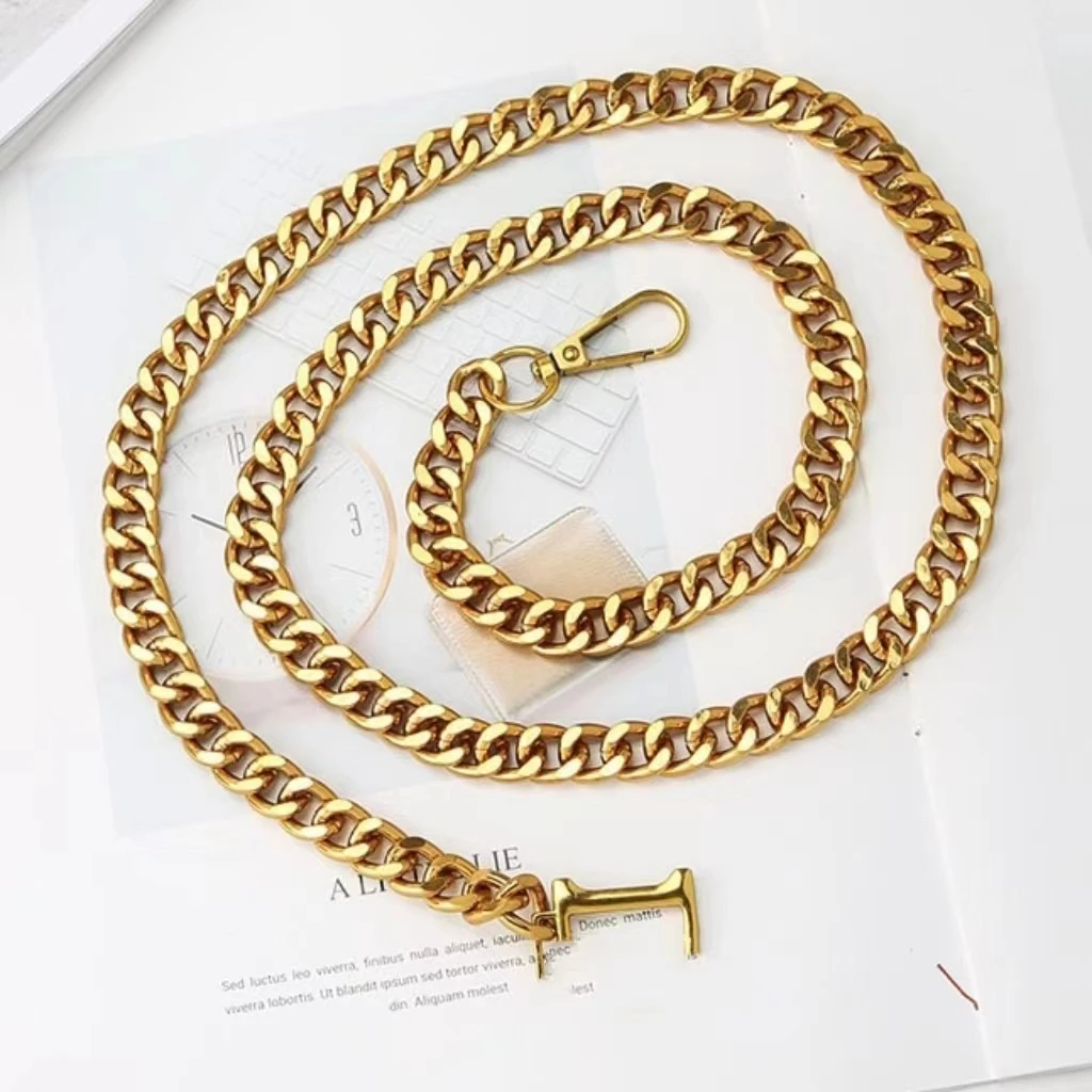 Color design famous luxury gg dio cc Metal waist chain