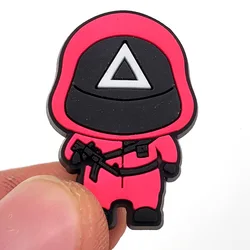 Factory Wholesale  Pvc Customizable International Crok Brand Logo Clog Croc Shoe Charms Shoes Buttons Accessories