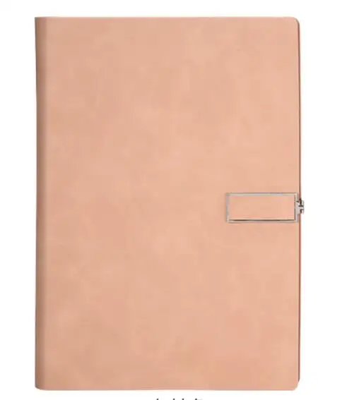 Personalized Custom A5 daily agenda cute smart planner stationary durable hard cover Journal Diary PU Leather dotted notebook