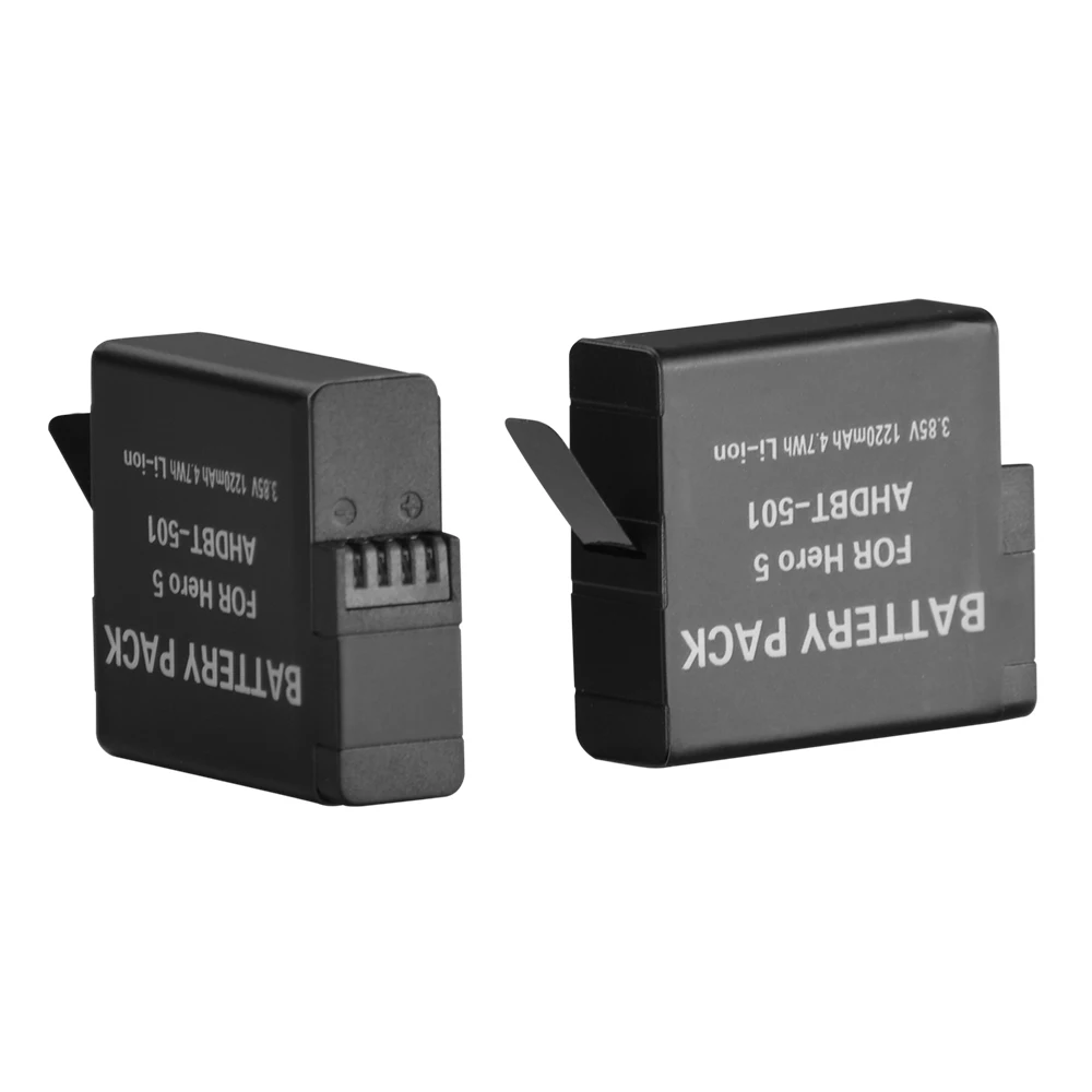 Реальная емкость 1200mAh литиевая аккумуляторная батарея, для Gopro AHDBT-501 батареи цифровой камеры