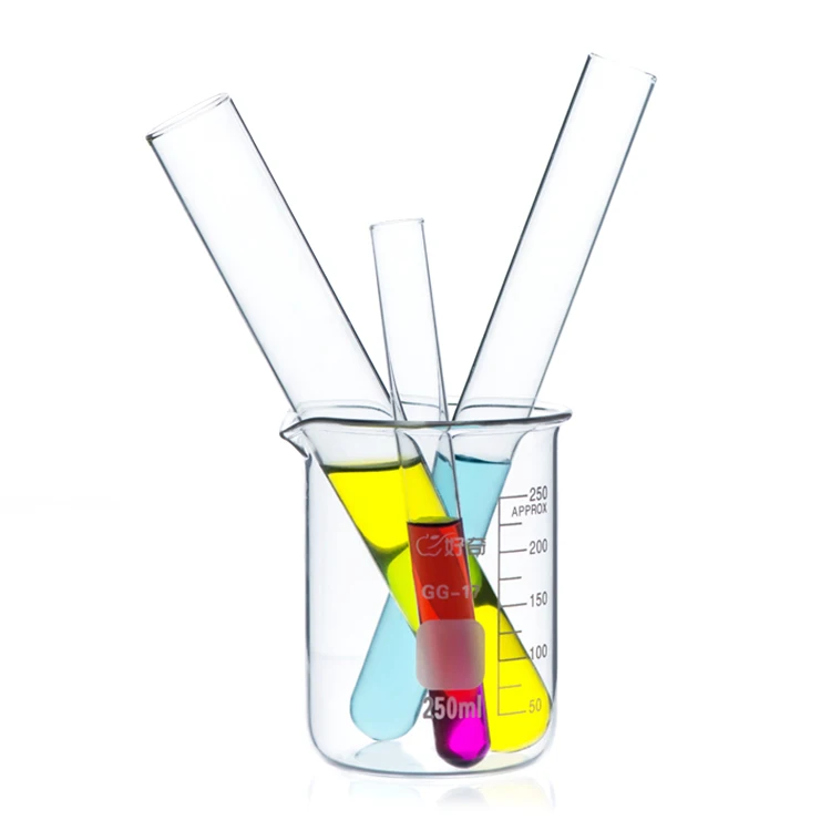laboratory test tube empty clear glass test tube test tube15*100mm