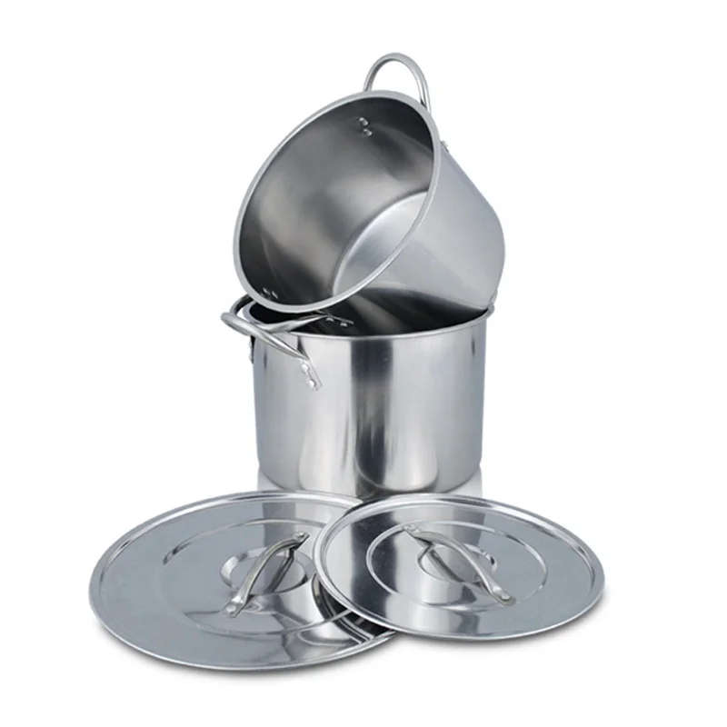 American high soup pot cookware set 4 piece stainless steel cooking cauldron