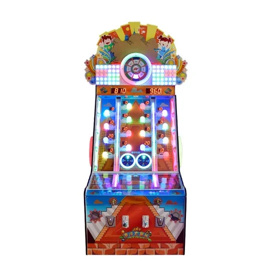 Indoor coin operated arcade amusement park Lucky Monopoly ticket lottery game machine amusement for sale