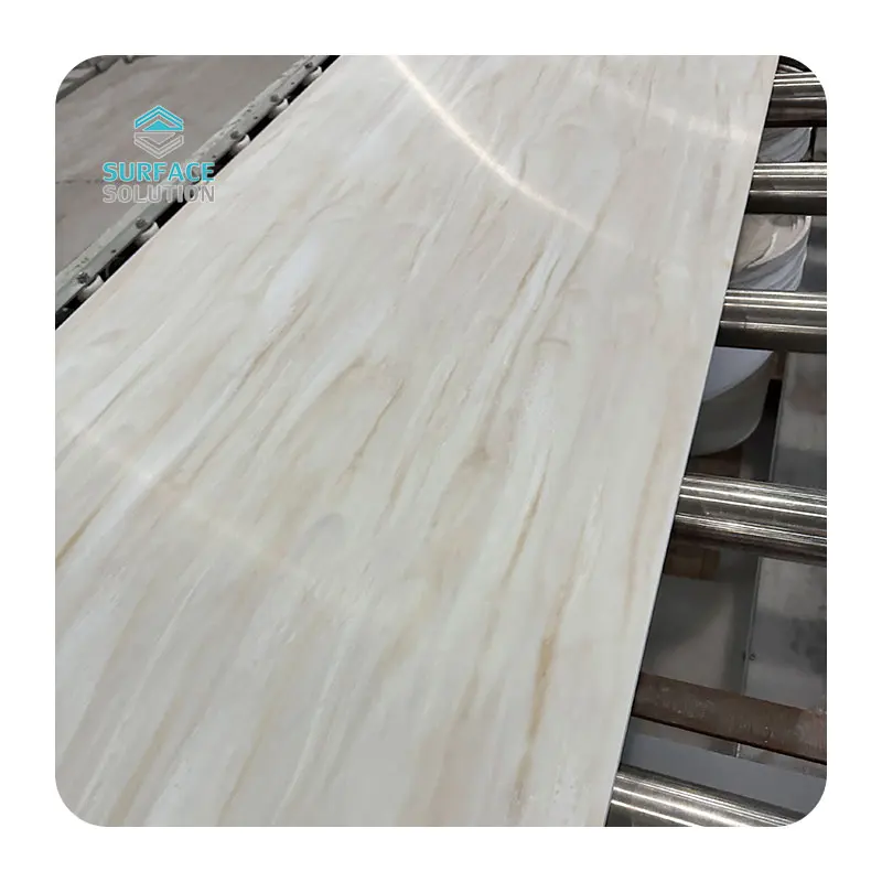 6mm 12MM thick solid surfaces artificial marble color factory direct price  solid surface sheet export