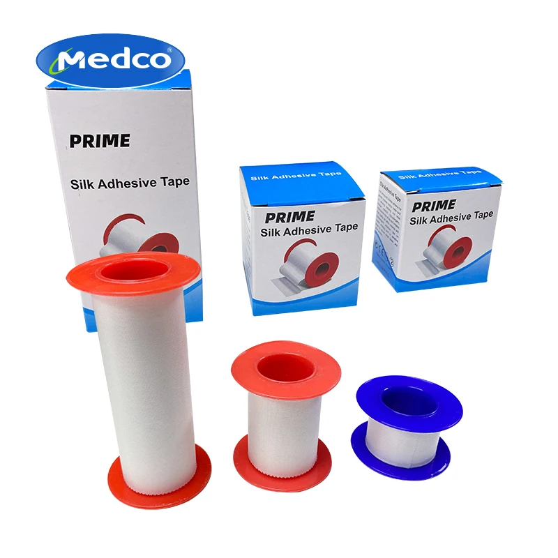 Высококачественная хирургическая медицинская шелковая лента от производителя, удобная клейкая лента