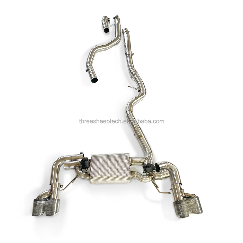 Auto Performance Parts Tuning Exhausted System For Bmw B58 325/330 G20/G28 B48 Catback Exhaust Muffler With Valves
