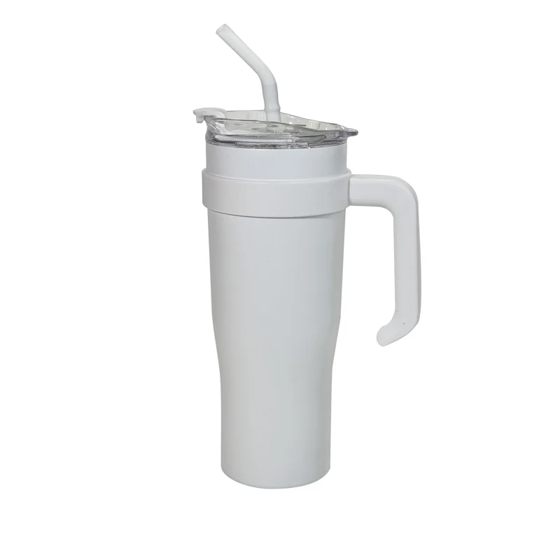 Hot selling giant stainless steel car cup 40oz large capacity handle ice cream cup