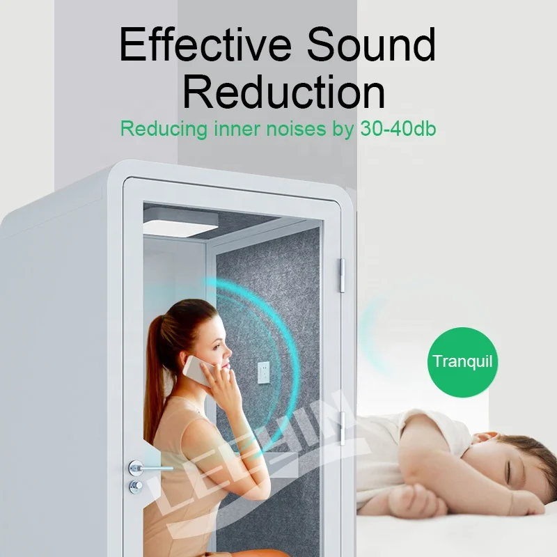 Easy Installation Soundproof Booth Music Studio Equipment Office Pod Recording Studio Booth