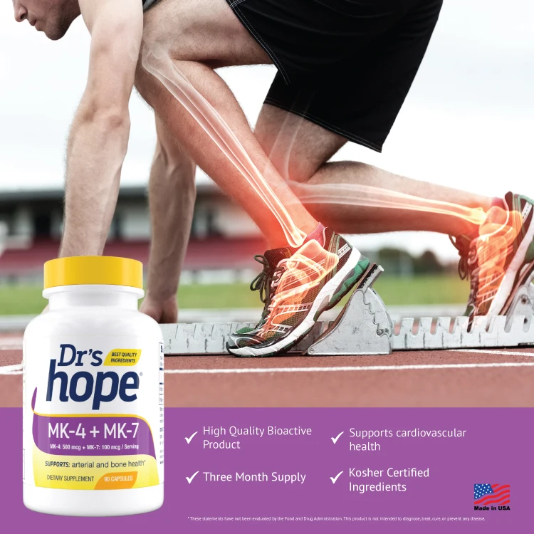 
MK4 + MK7 Vitamin K2 dietary supplement 