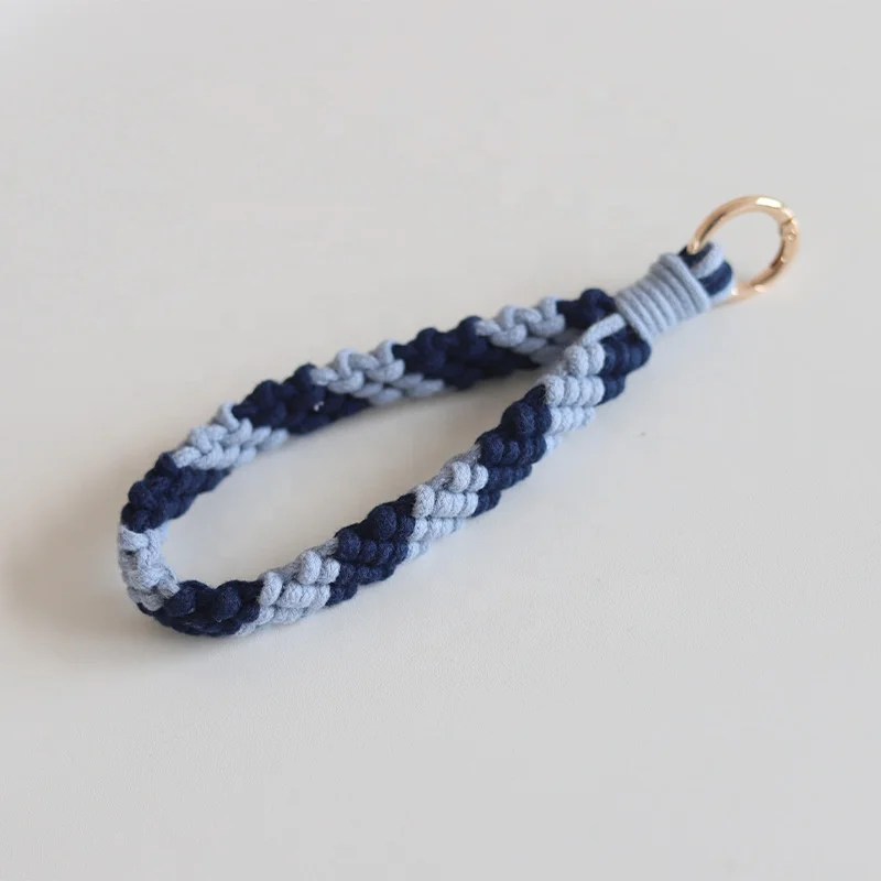 moyamiya Handmade macaram cotton cord elegant eco-friendly gift bag hang car hangs accessories keychains