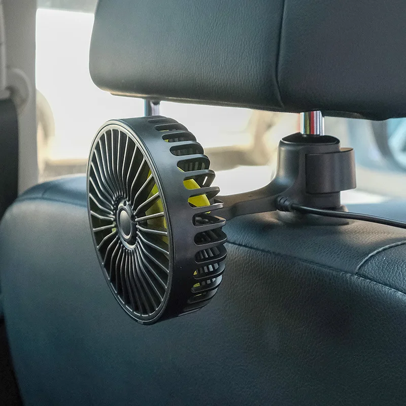 The new 5 watt car USB rear seat fan for summer ventilation and coolness