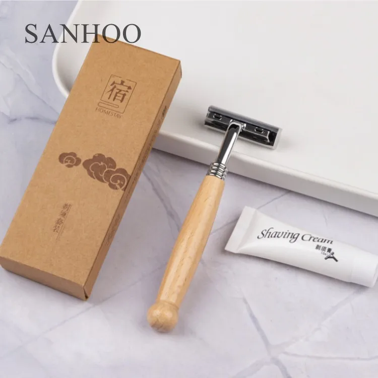 SANHOO Disposable Travel Kit Custom  5 Star Hotel Guest Room One-stop Customized Logo Amenities