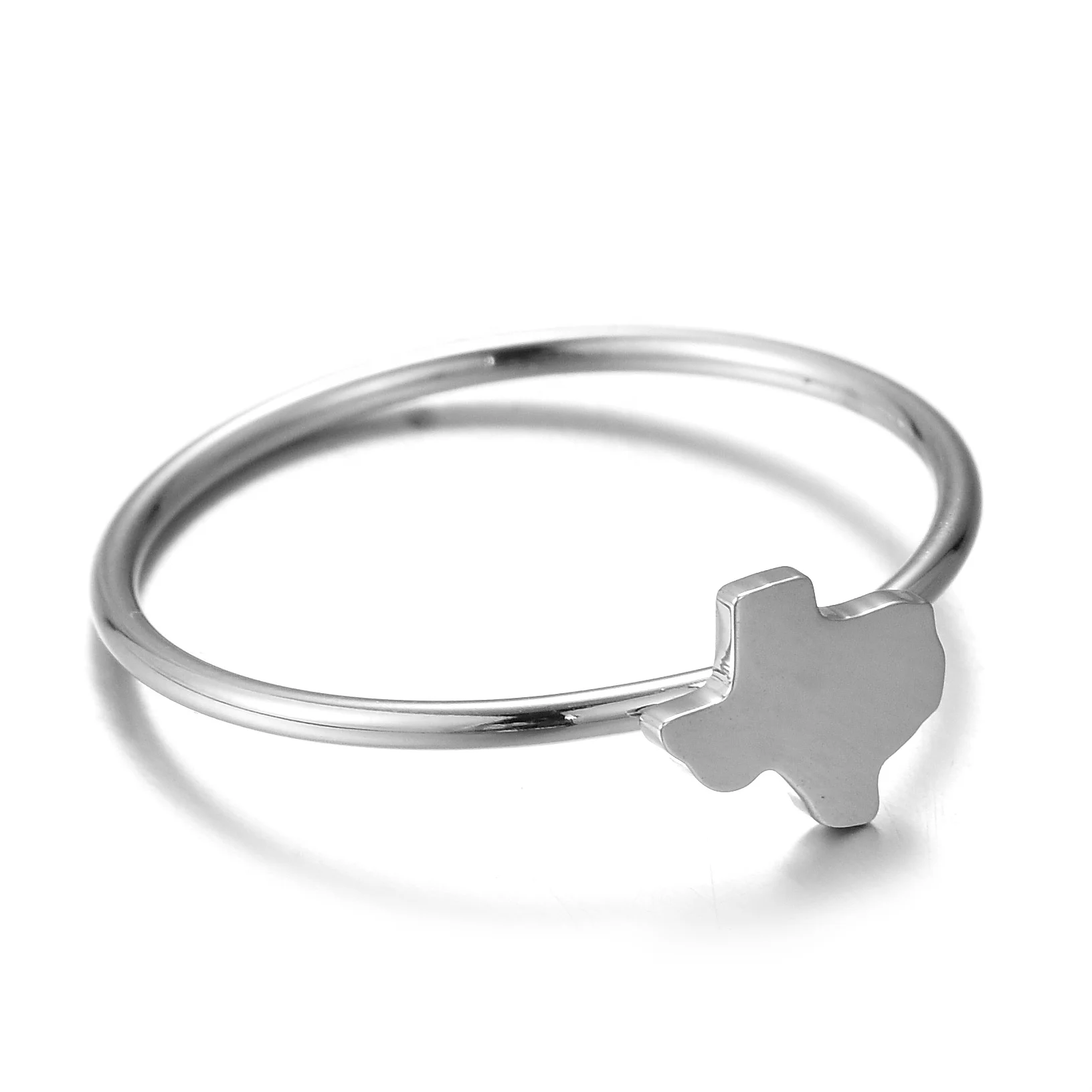 Yiwu Aceon Stainless Steel 1.2mm Round Wire Band Personalized Top Blank Plain Charm Initial DIY Engrave Map State Mini Ring