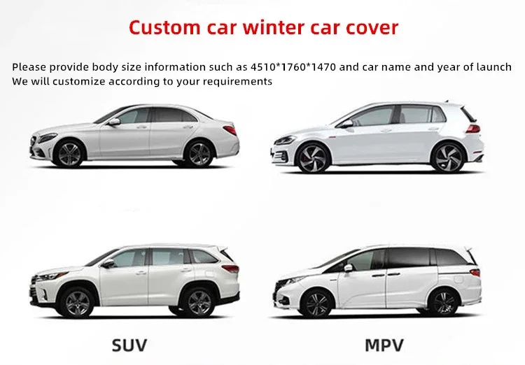 heavy duty breathable fabric waterproof thickened anti hail cover car body protector