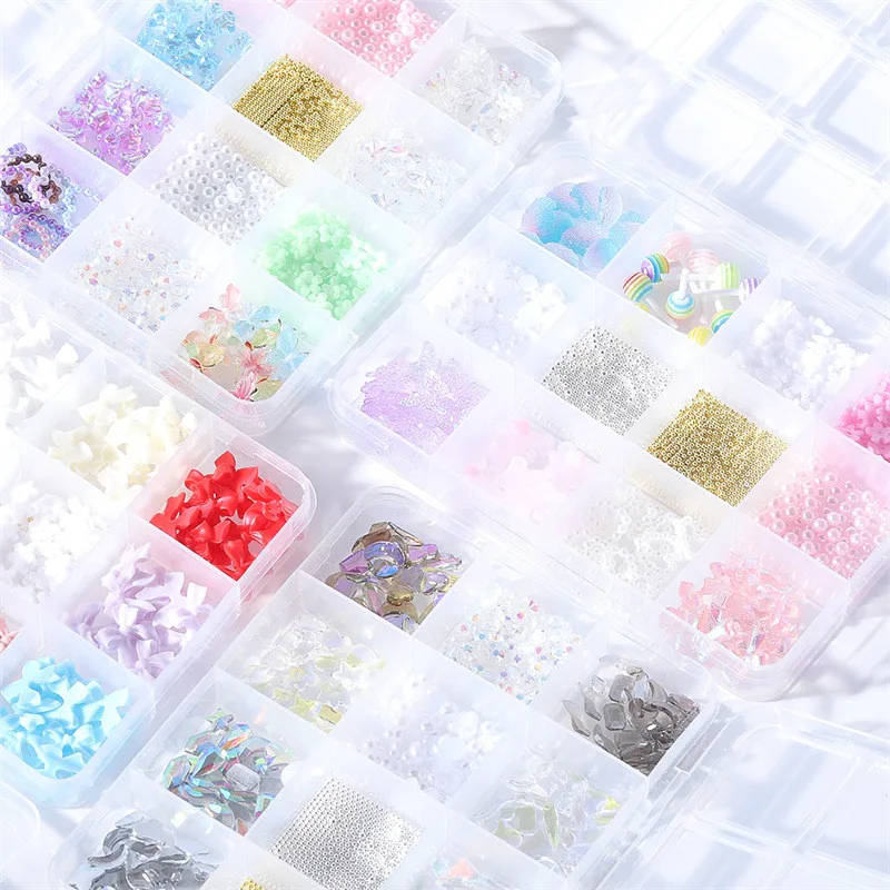 3D Flower Acrylic Nail Charm for Nail Art and DIY Nail Decoration