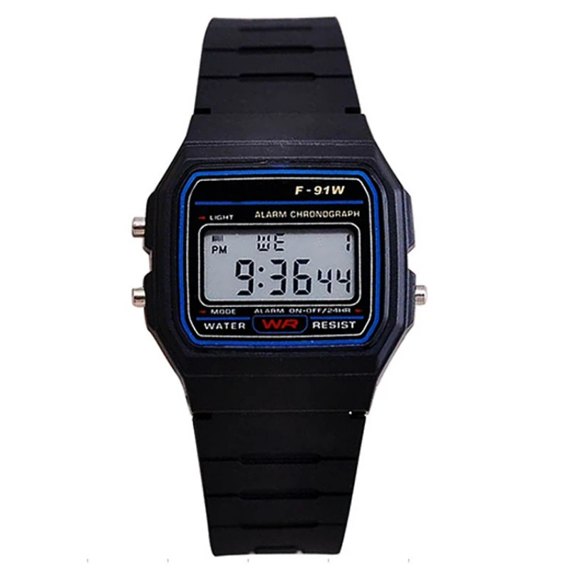 Multi-function Ultra-thin Luminous LED Kids Watches Sports Electronic Watch Children Girls Students Clock Square Child Watch