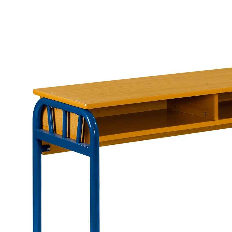 Double Bench School Classroom Unique Design School Desk And Chair Table