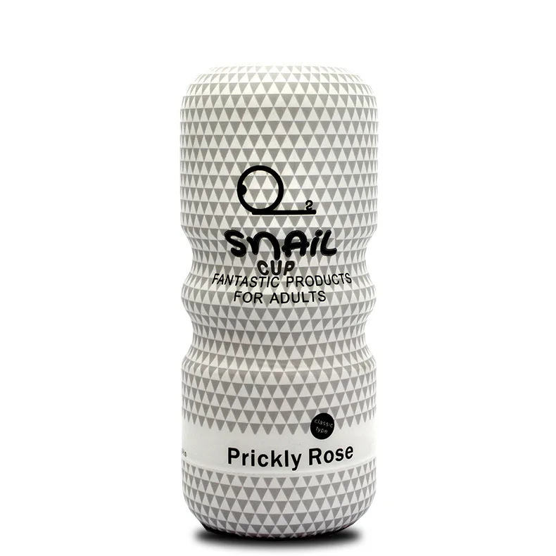 Simulation inverted model bottle masturbation cup manual silicone snail masturbation cup for men