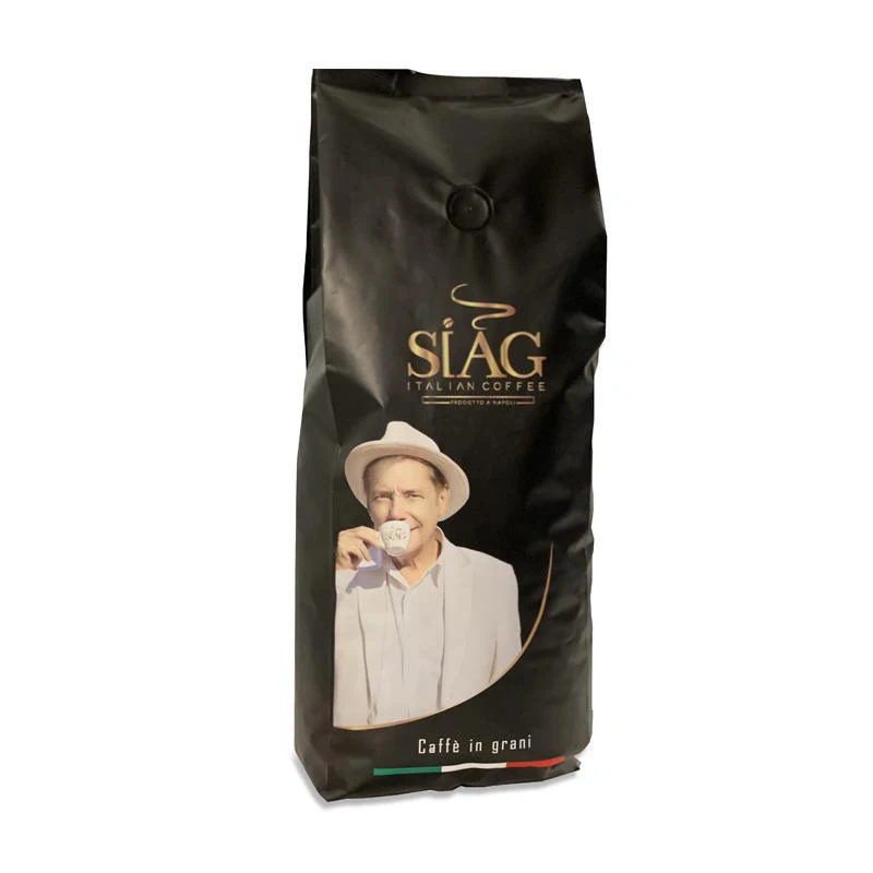 
1 Kg Siag Italian Whole Bean Coffee Beans In Bag Wholesale 