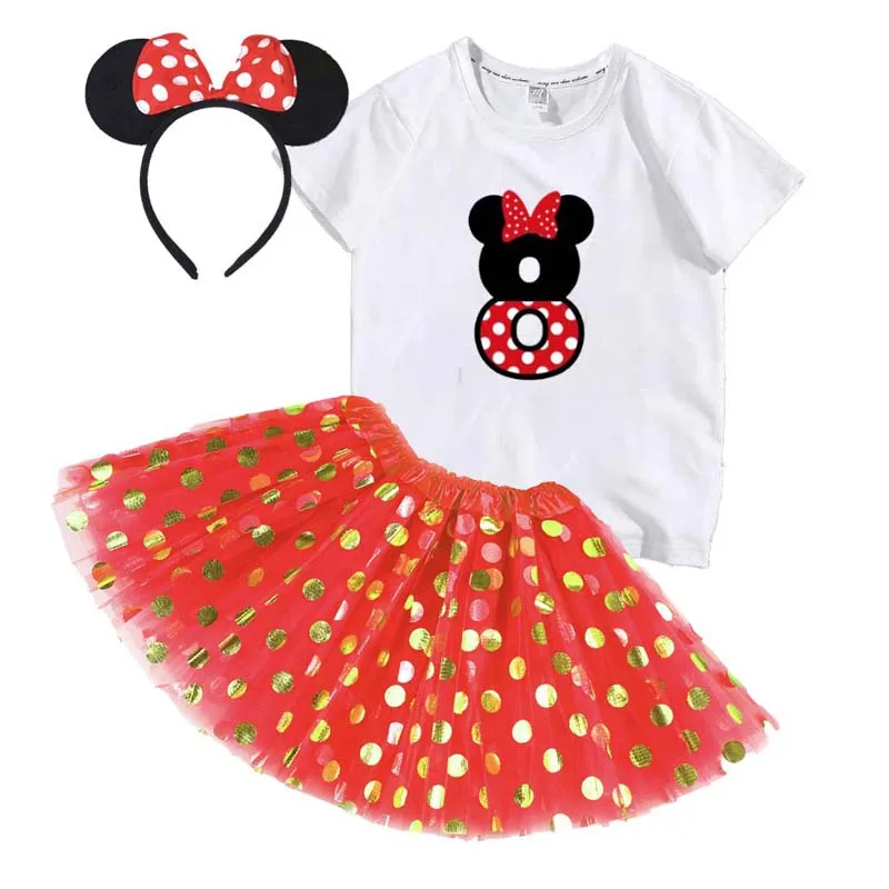 New top seller Summer Cute Cartoon Pattern 2-8 Years Girls baby girl clothes birthday With Headband MBGO-004