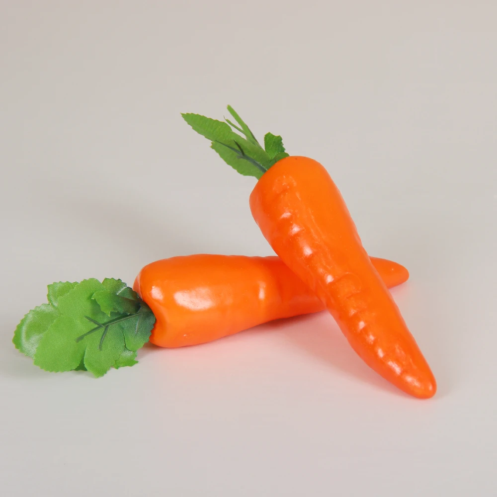 Wholesale Artificial Carrot Decor Foam Carrot  Vegetables Fruit Model Party Home Kitchen Decoration Photography Props