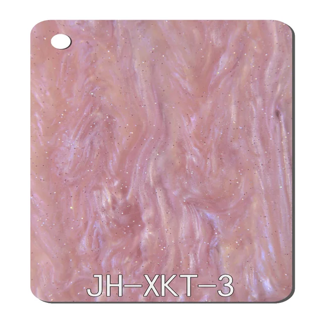 Sakura pink starry sky series plastic sheet Hot Selling Cast 3mm PMMA Sheet Colorful Acrylic Plastic Sheet