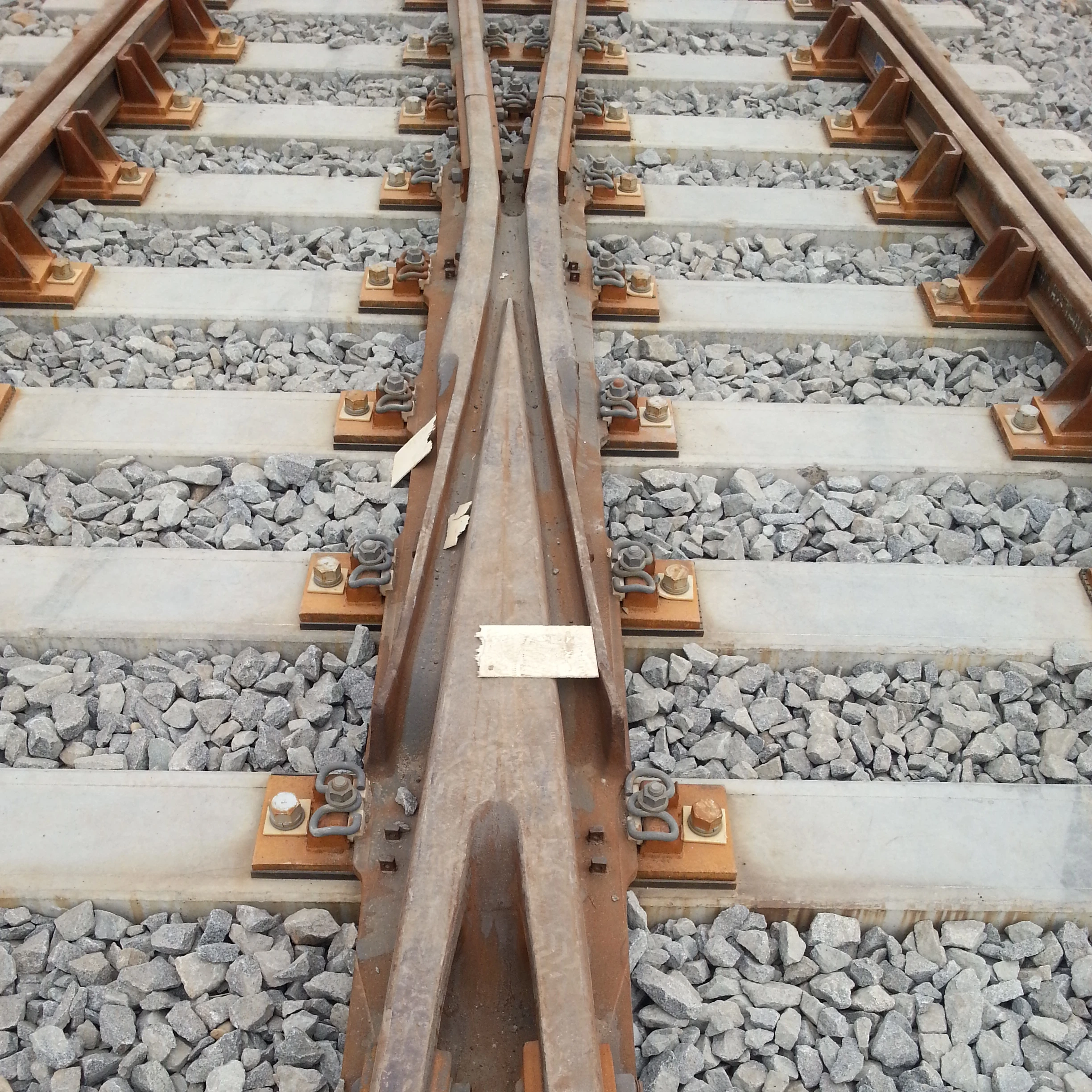 Switch Railroad Turnout Steel Rail Track Turnout For Railway