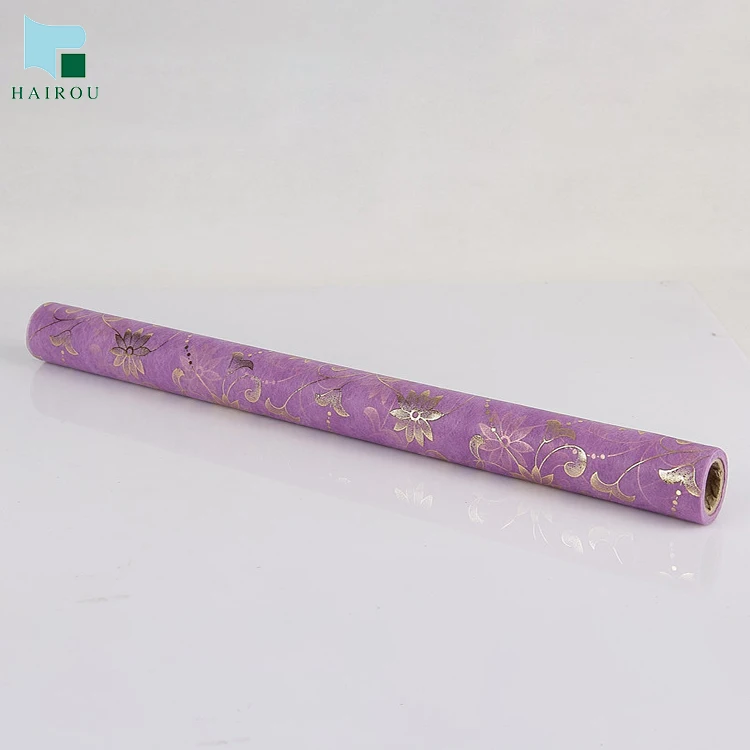 
Custom Gift Tissue Wrapping Paper Roll Paper Non Woven Decorative Paper Screen Printing Virgin Mixed Pulp 