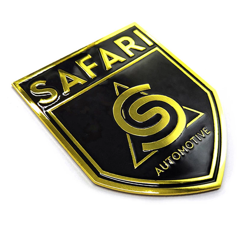 Custom Antique Brass Logo Plate