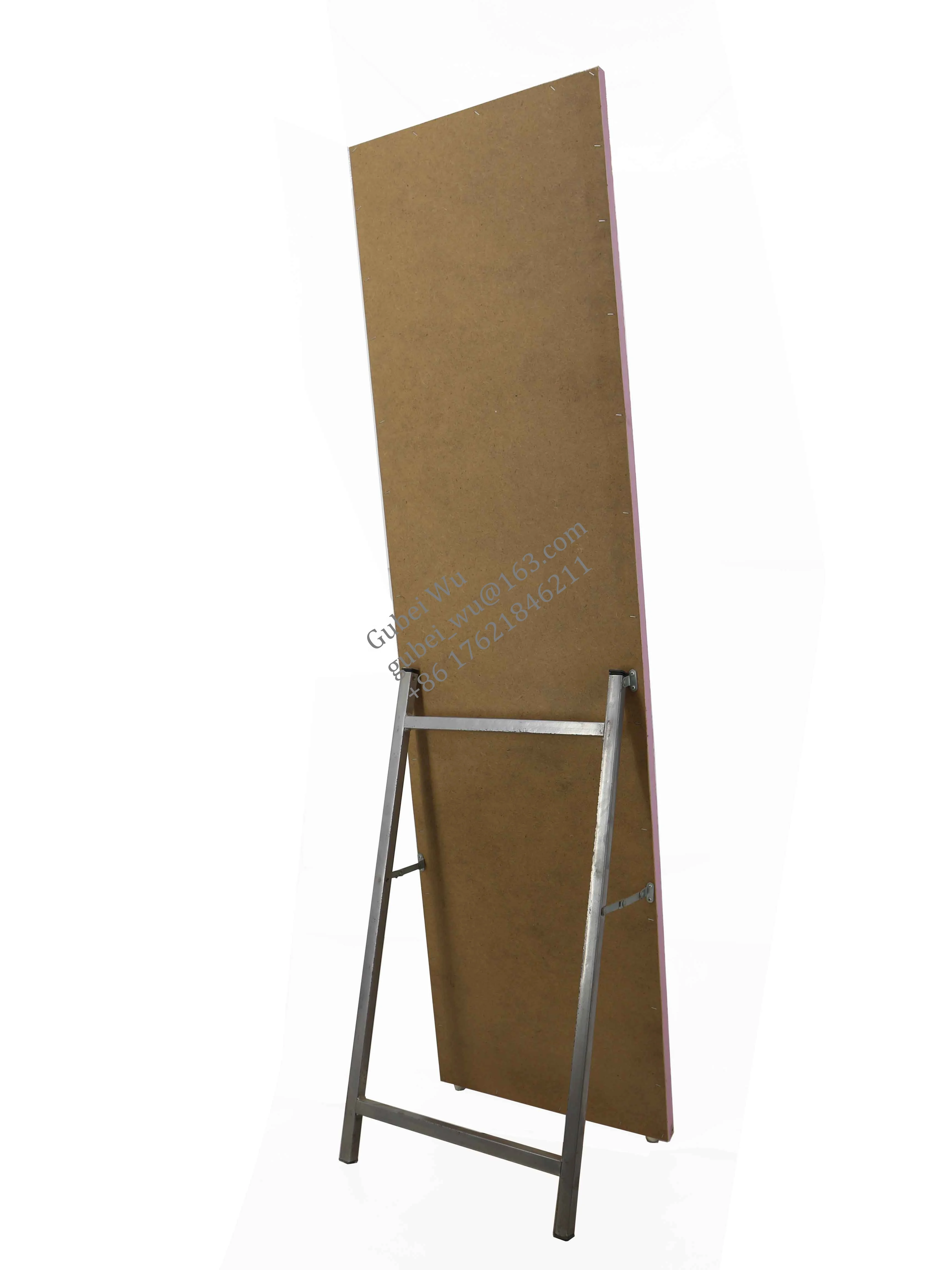 Wholesale cheap large decorative purple plastic framed full size hot sell length body wall dressing room standing floor mirror